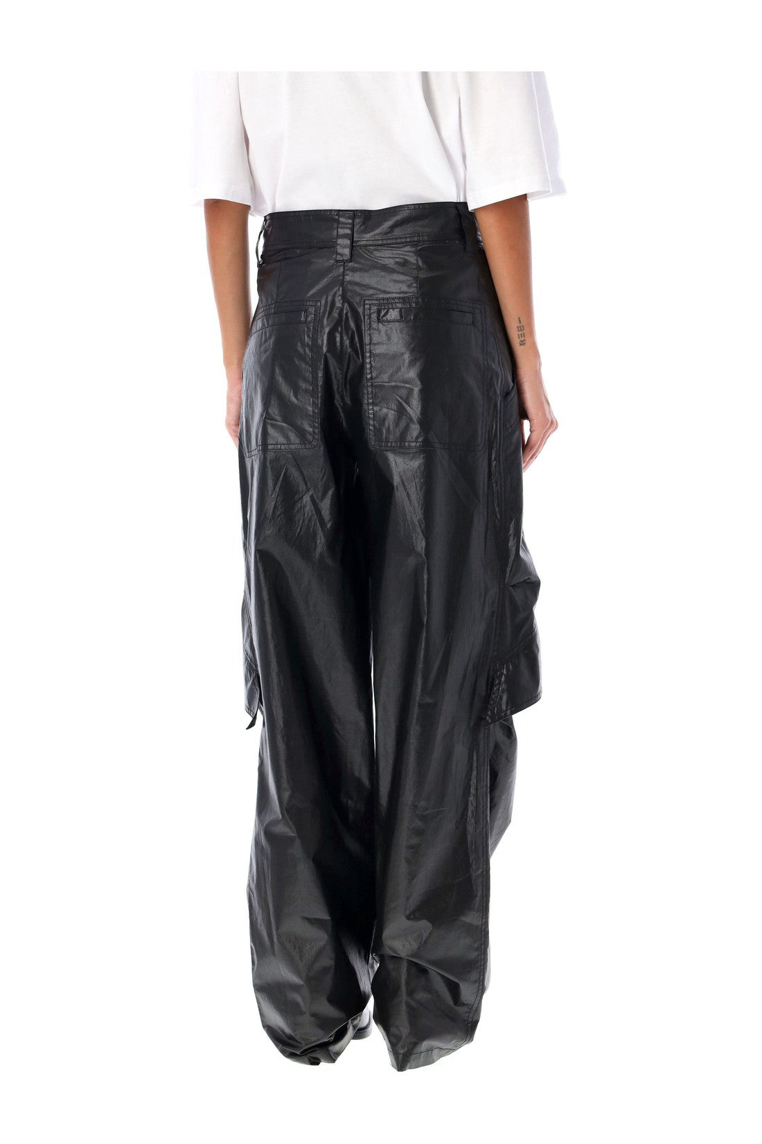 ISABEL MARANT-OUTLET-SALE-Trousers SCHWARZ-ARCHIVIST