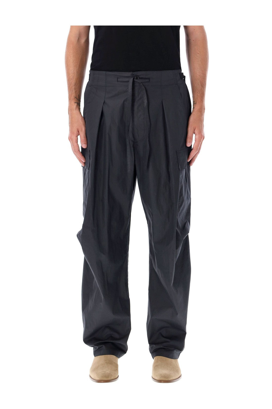 ISABEL MARANT-OUTLET-SALE-Trousers SCHWARZ-ARCHIVIST