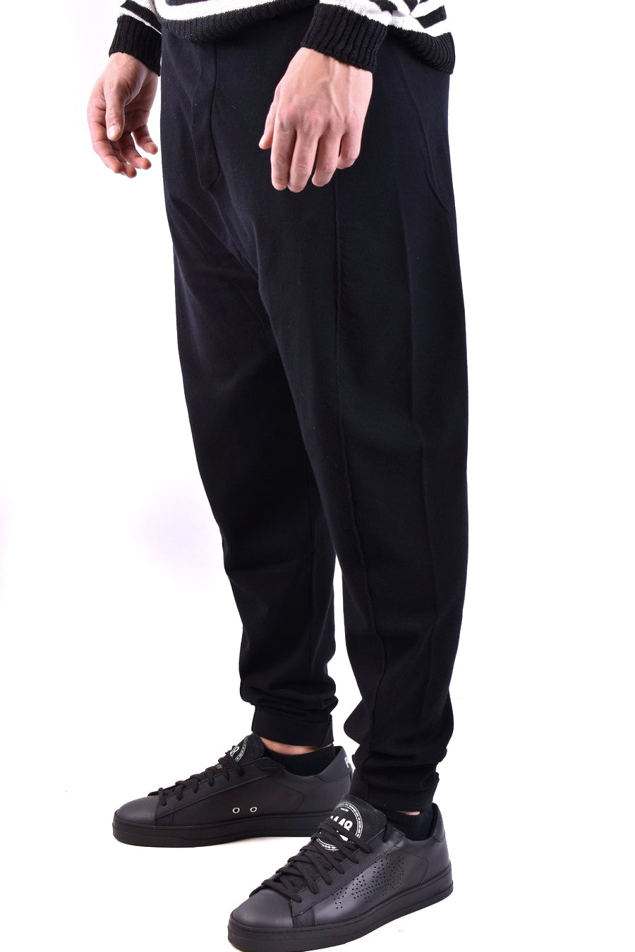 Isabel Benenato-OUTLET-SALE-Trousers SCHWARZ-ARCHIVIST