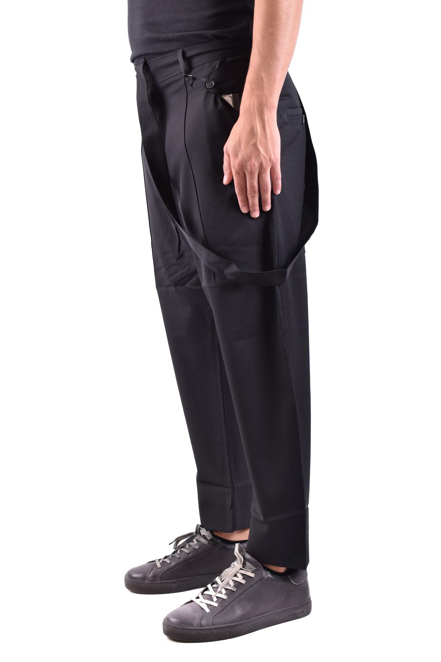 Isabel Benenato-OUTLET-SALE-Trousers SCHWARZ-ARCHIVIST