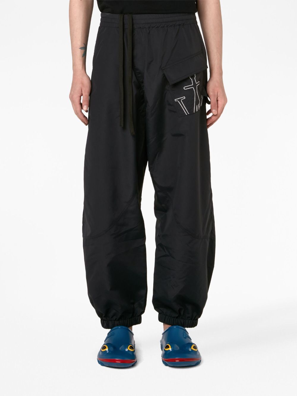 Jw Anderson-OUTLET-SALE-Trousers SCHWARZ-ARCHIVIST