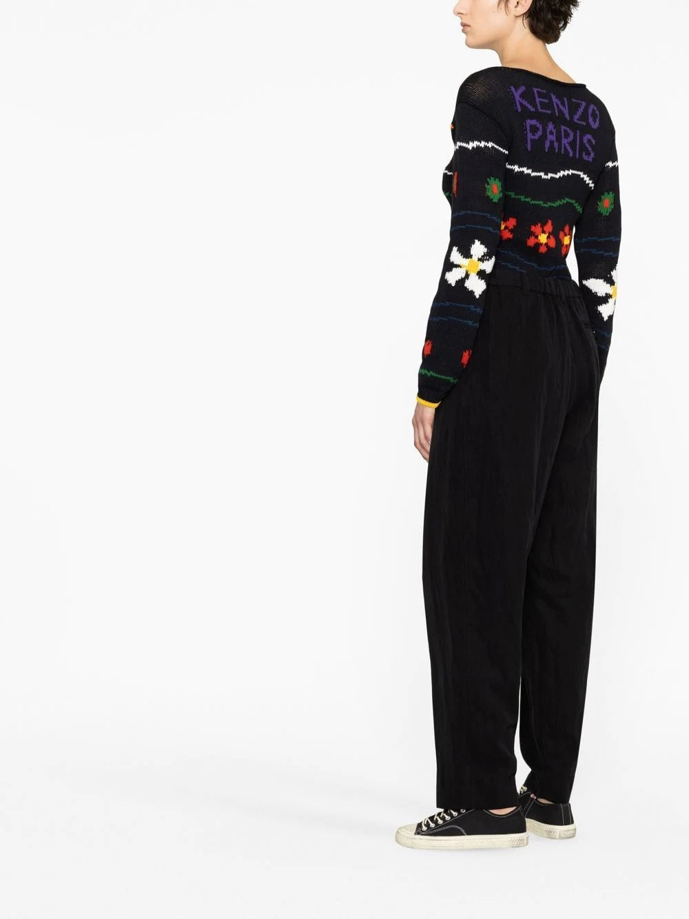 KENZO-OUTLET-SALE-Trousers SCHWARZ-ARCHIVIST