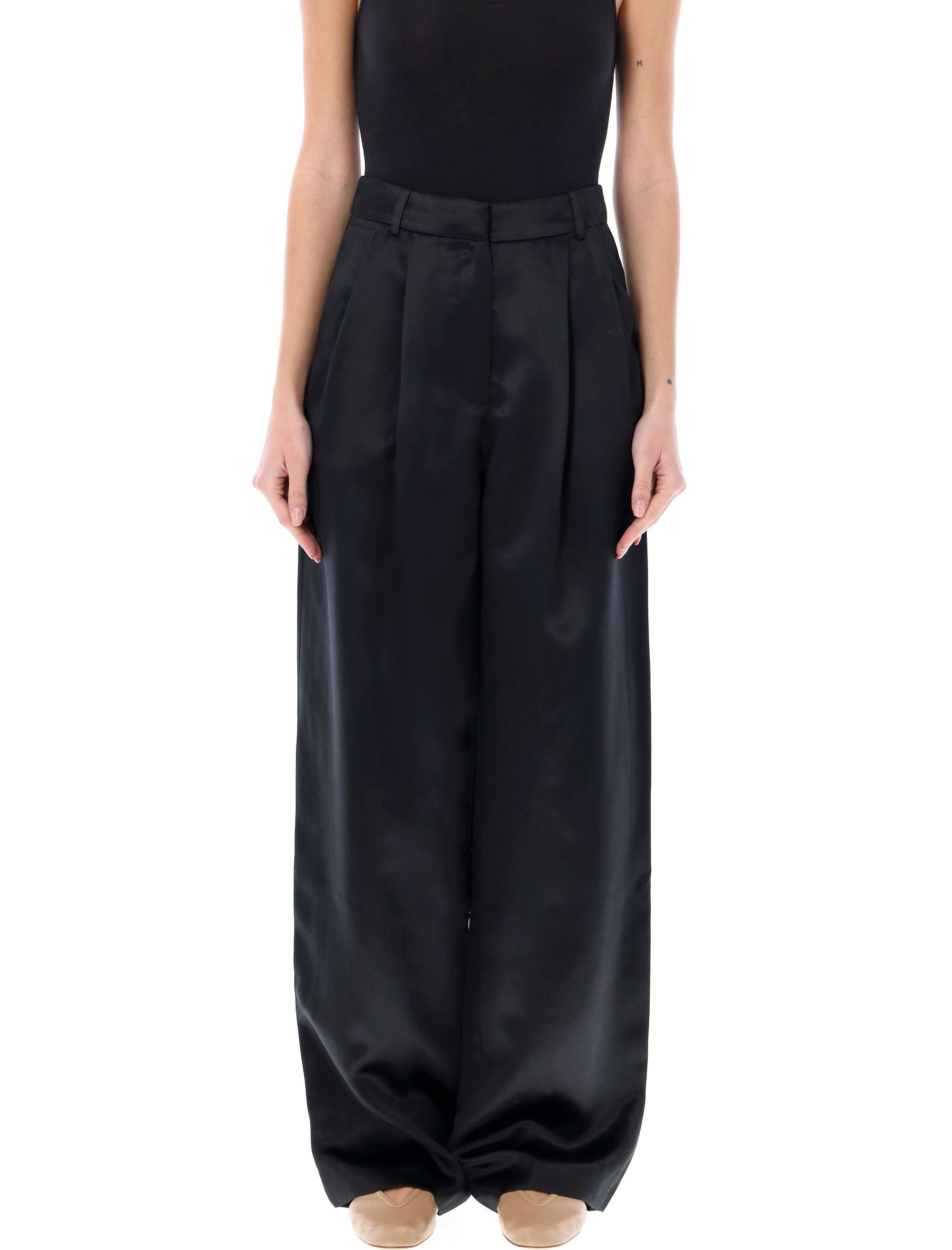 LOULOU-OUTLET-SALE-Trousers SCHWARZ-ARCHIVIST