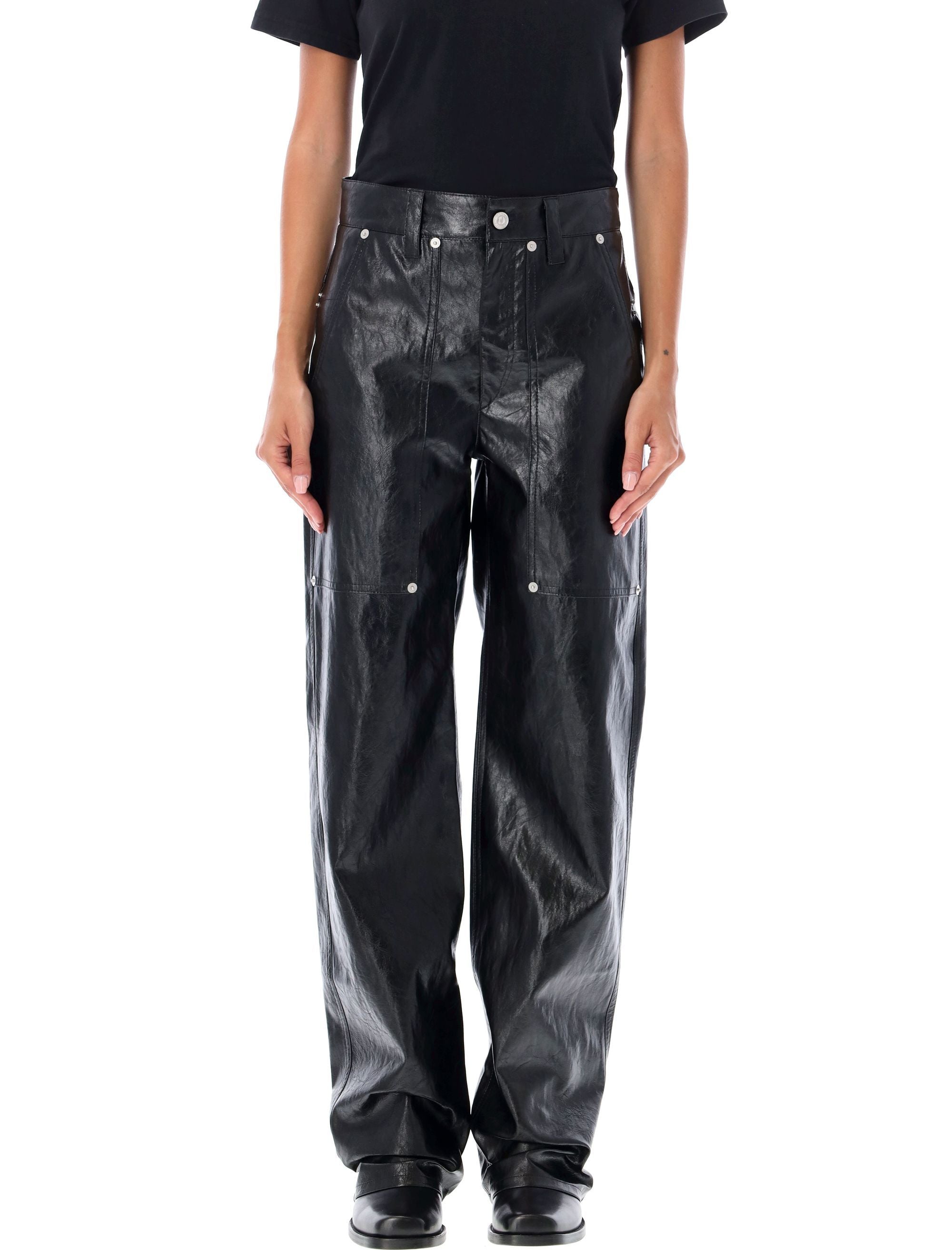 MARANT ÉTOILE-OUTLET-SALE-Trousers SCHWARZ-ARCHIVIST