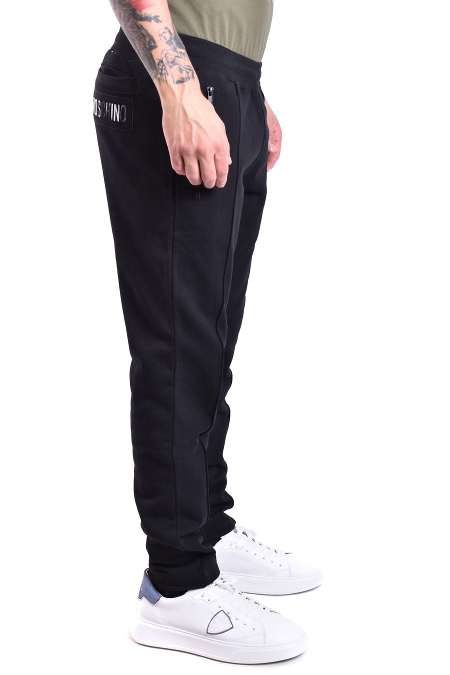 MOSCHINO-OUTLET-SALE-Trousers SCHWARZ-ARCHIVIST