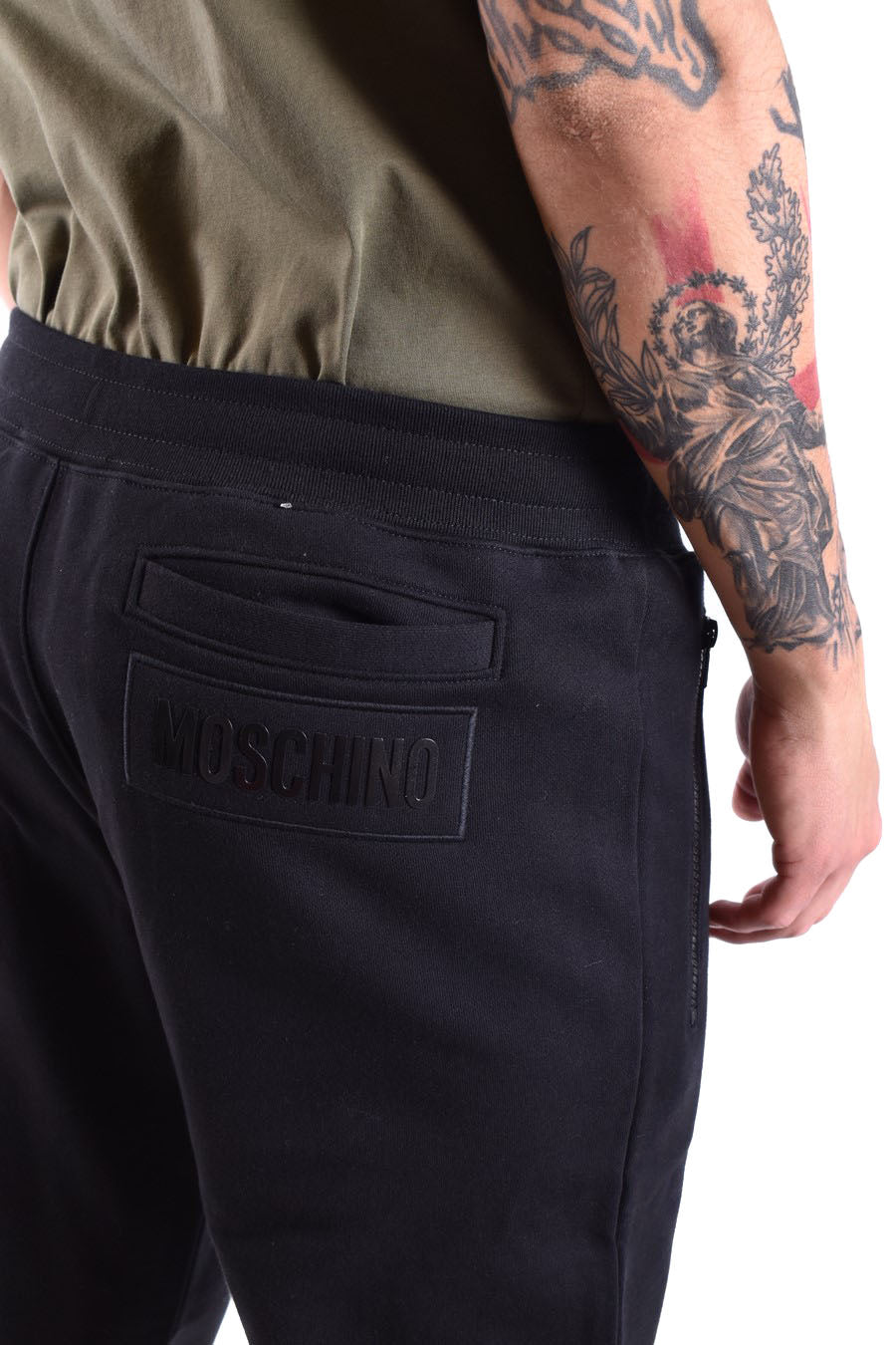 MOSCHINO-OUTLET-SALE-Trousers SCHWARZ-ARCHIVIST