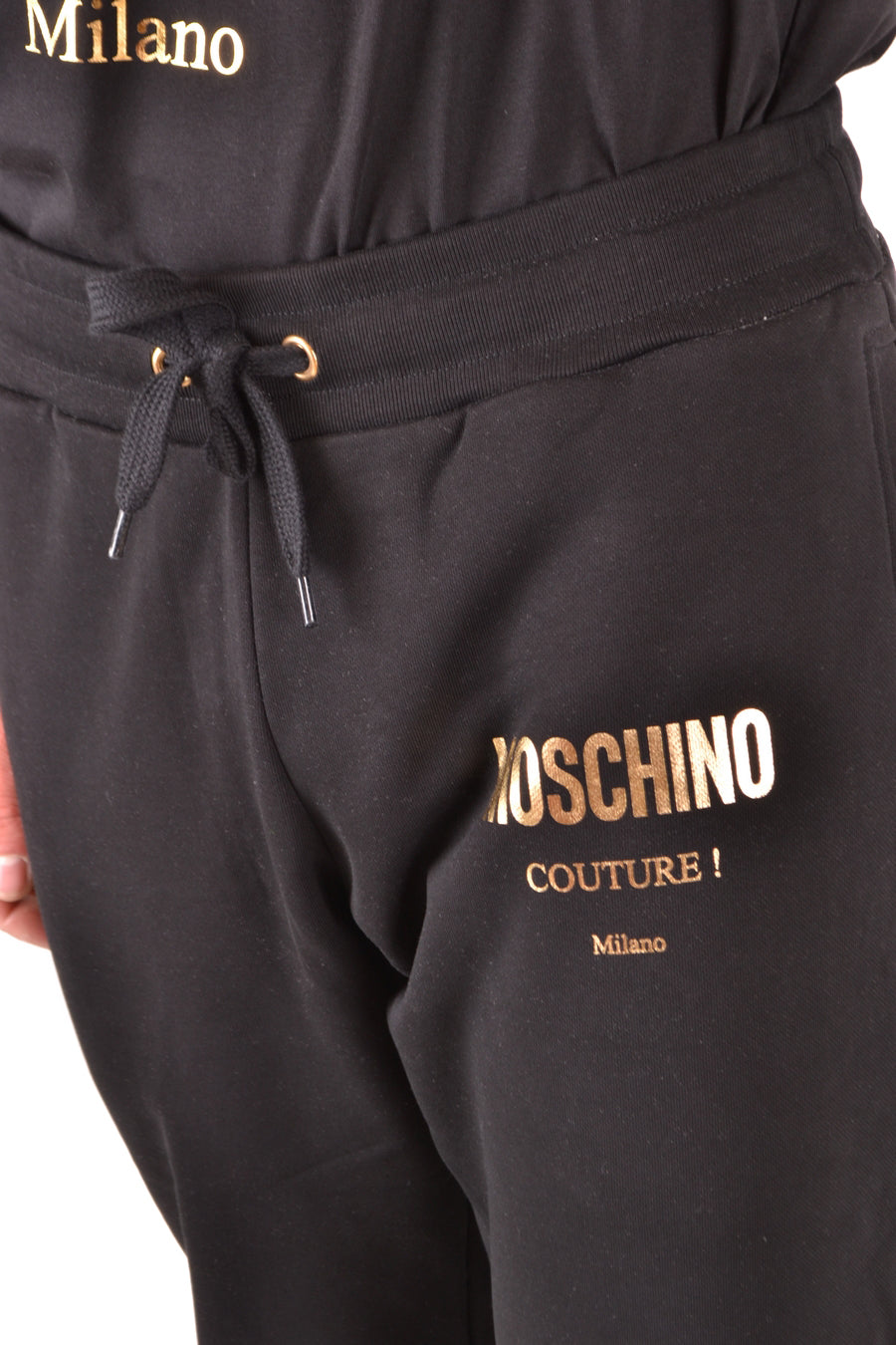 MOSCHINO-OUTLET-SALE-Trousers SCHWARZ-ARCHIVIST