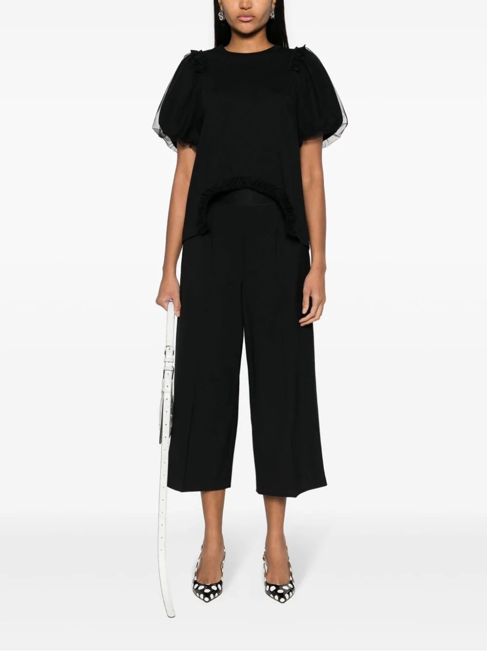 MSGM-OUTLET-SALE-Trousers SCHWARZ-ARCHIVIST