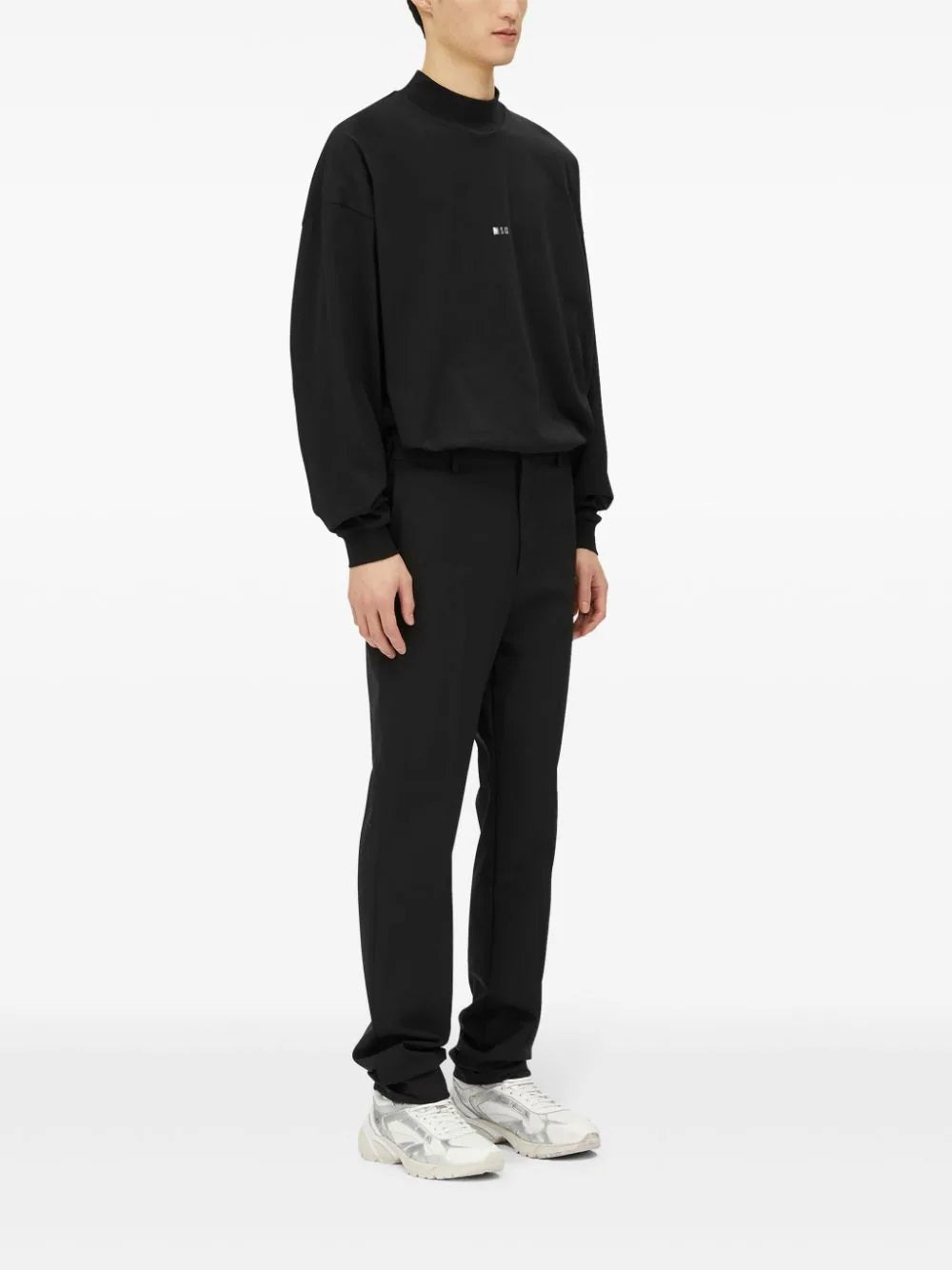 MSGM-OUTLET-SALE-Trousers SCHWARZ-ARCHIVIST