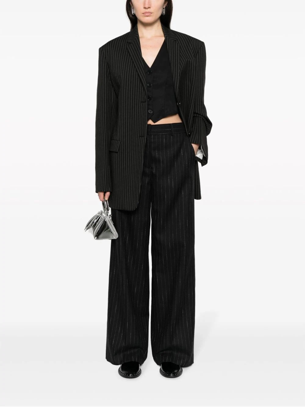 MSGM-OUTLET-SALE-Trousers SCHWARZ-ARCHIVIST