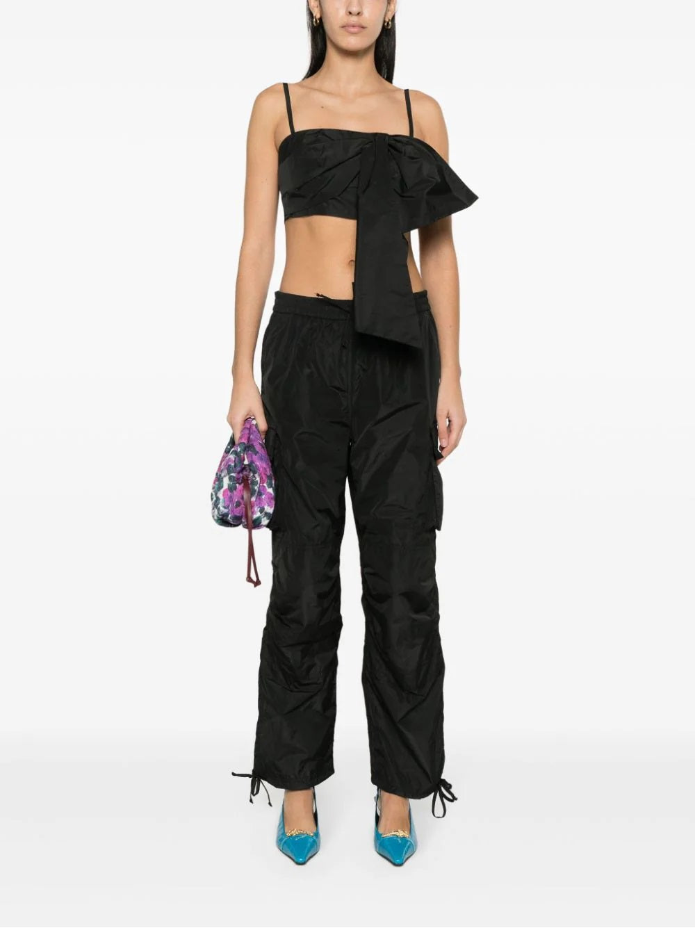 MSGM-OUTLET-SALE-Trousers SCHWARZ-ARCHIVIST