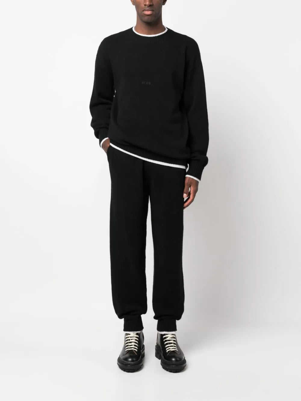 MSGM-OUTLET-SALE-Trousers SCHWARZ-ARCHIVIST