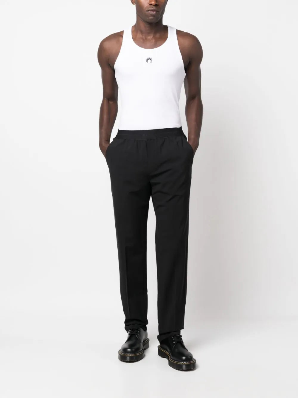 MSGM-OUTLET-SALE-Trousers SCHWARZ-ARCHIVIST