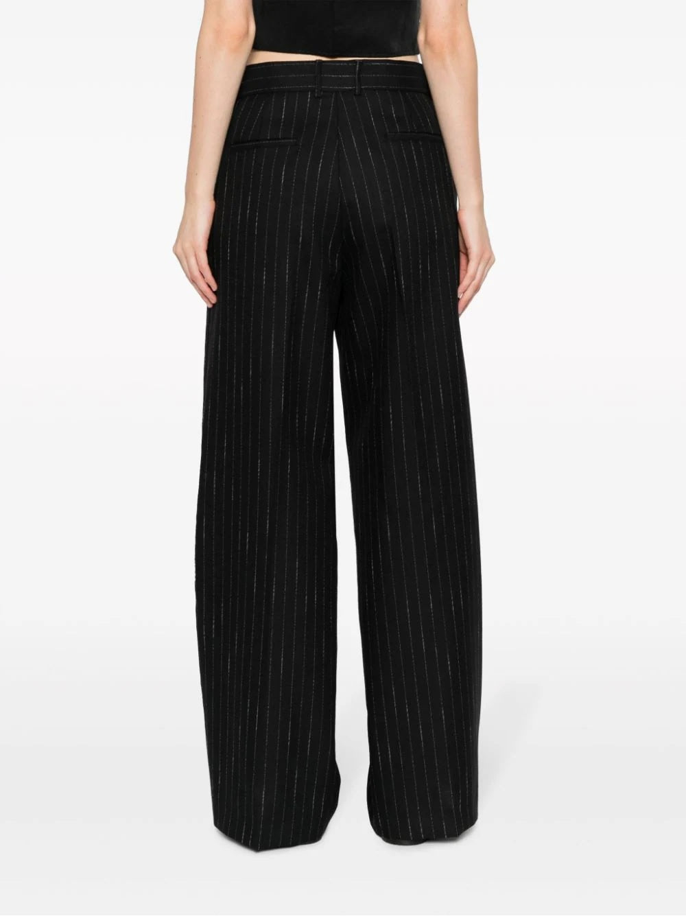 MSGM-OUTLET-SALE-Trousers SCHWARZ-ARCHIVIST