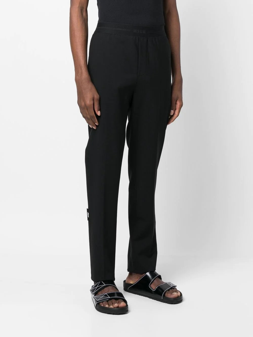 MSGM-OUTLET-SALE-Trousers SCHWARZ-ARCHIVIST