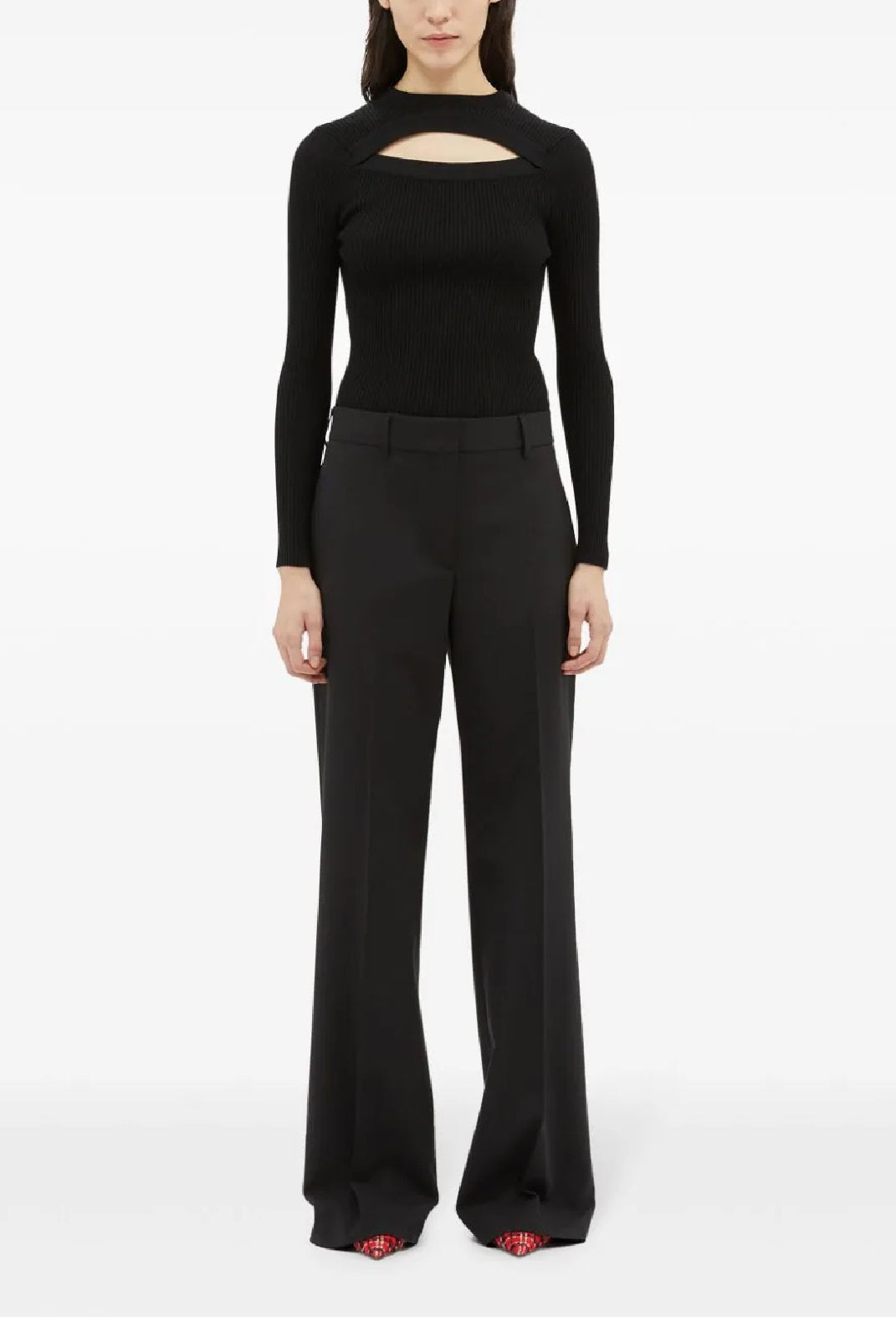 MSGM-OUTLET-SALE-Trousers SCHWARZ-ARCHIVIST