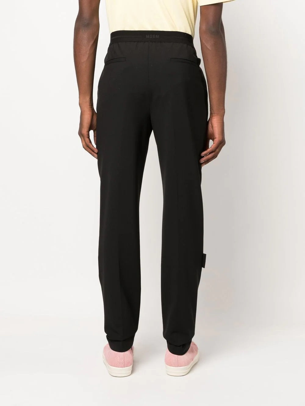 MSGM-OUTLET-SALE-Trousers SCHWARZ-ARCHIVIST