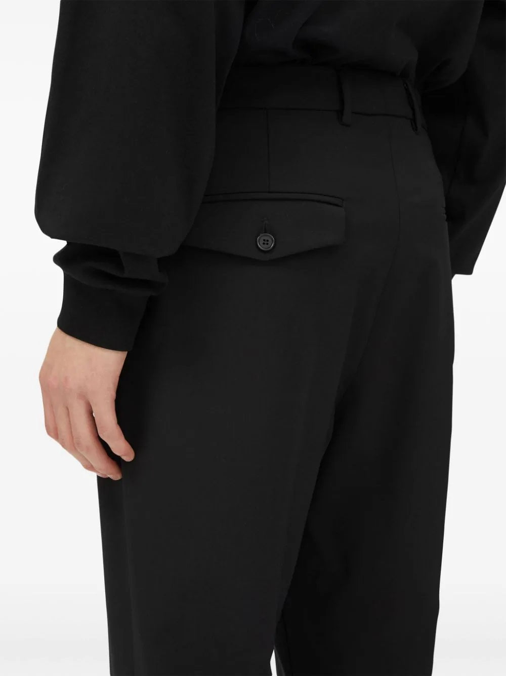 MSGM-OUTLET-SALE-Trousers SCHWARZ-ARCHIVIST