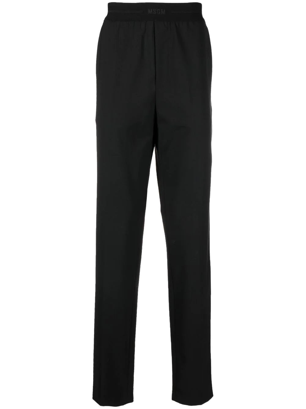 MSGM-OUTLET-SALE-Trousers SCHWARZ-ARCHIVIST