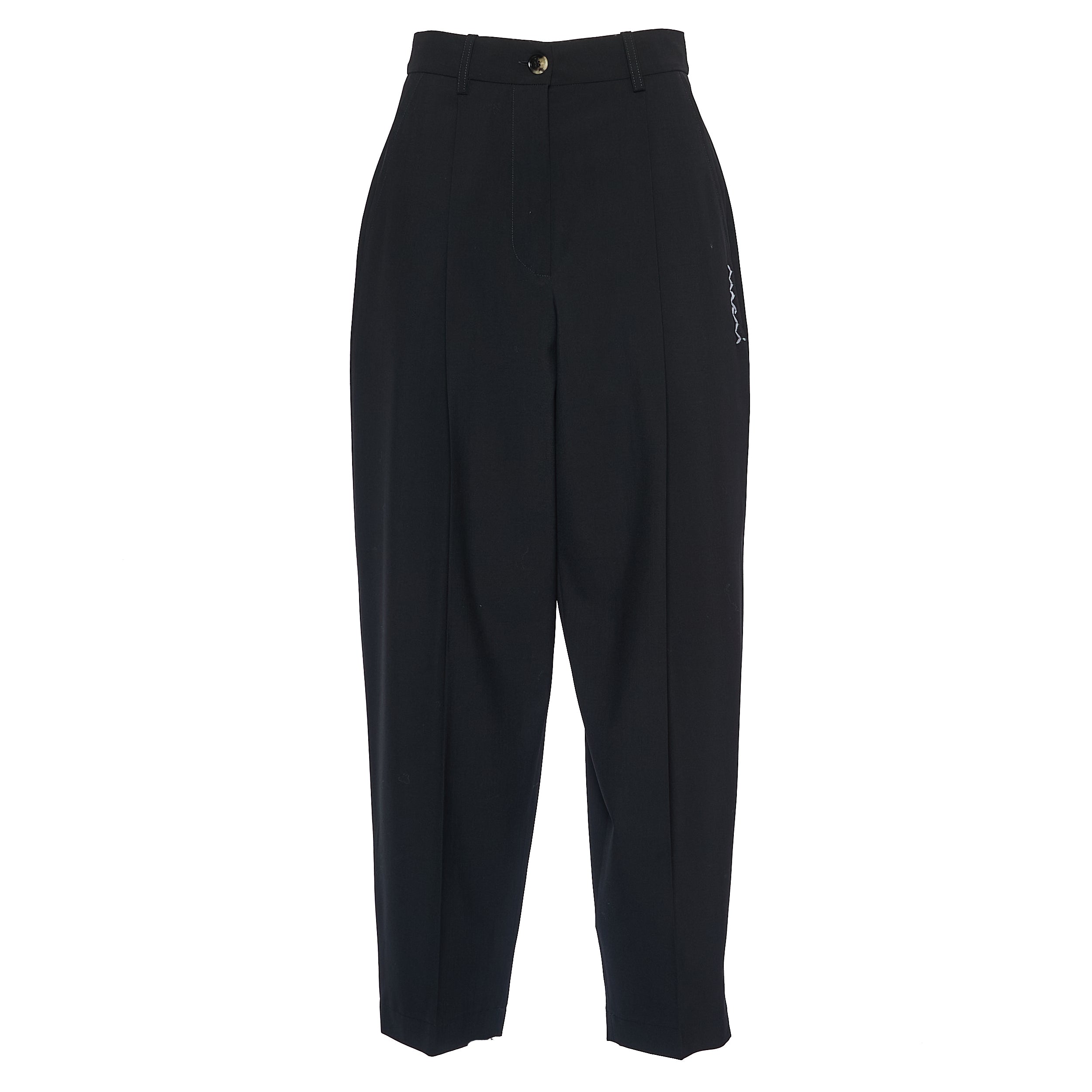 Marni-OUTLET-SALE-Trousers SCHWARZ-ARCHIVIST