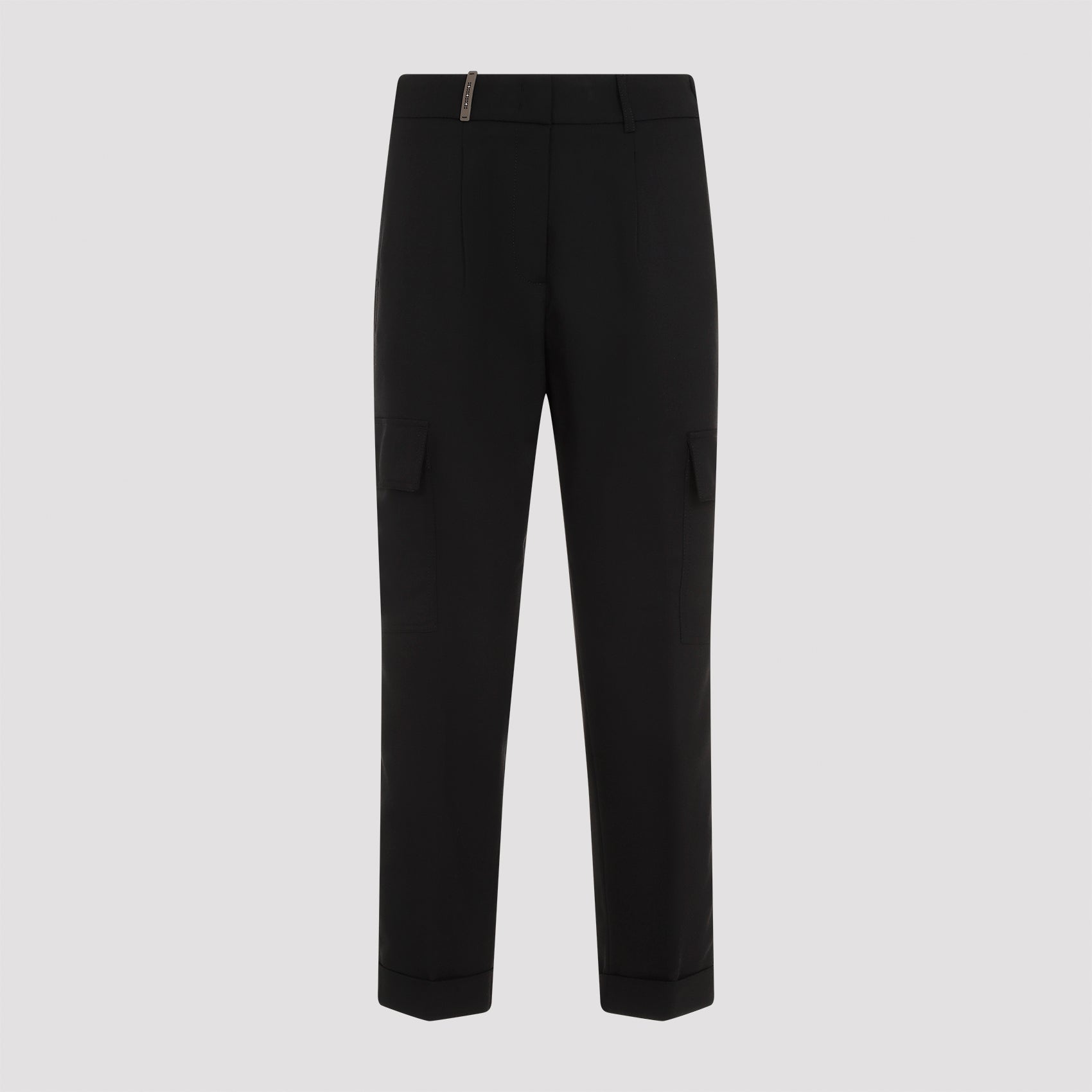 PESERICO-OUTLET-SALE-Trousers SCHWARZ-ARCHIVIST