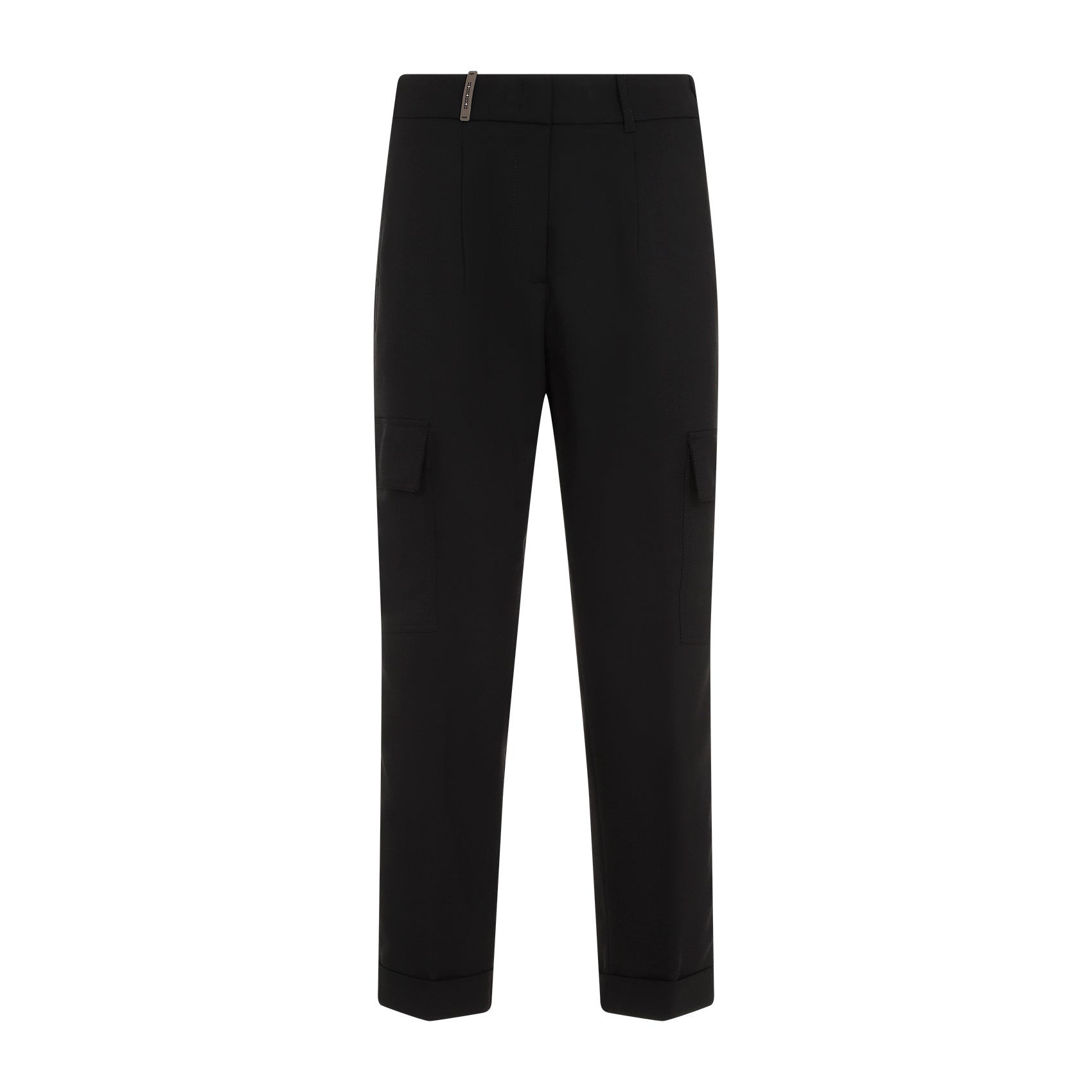 PESERICO-OUTLET-SALE-Trousers SCHWARZ-ARCHIVIST