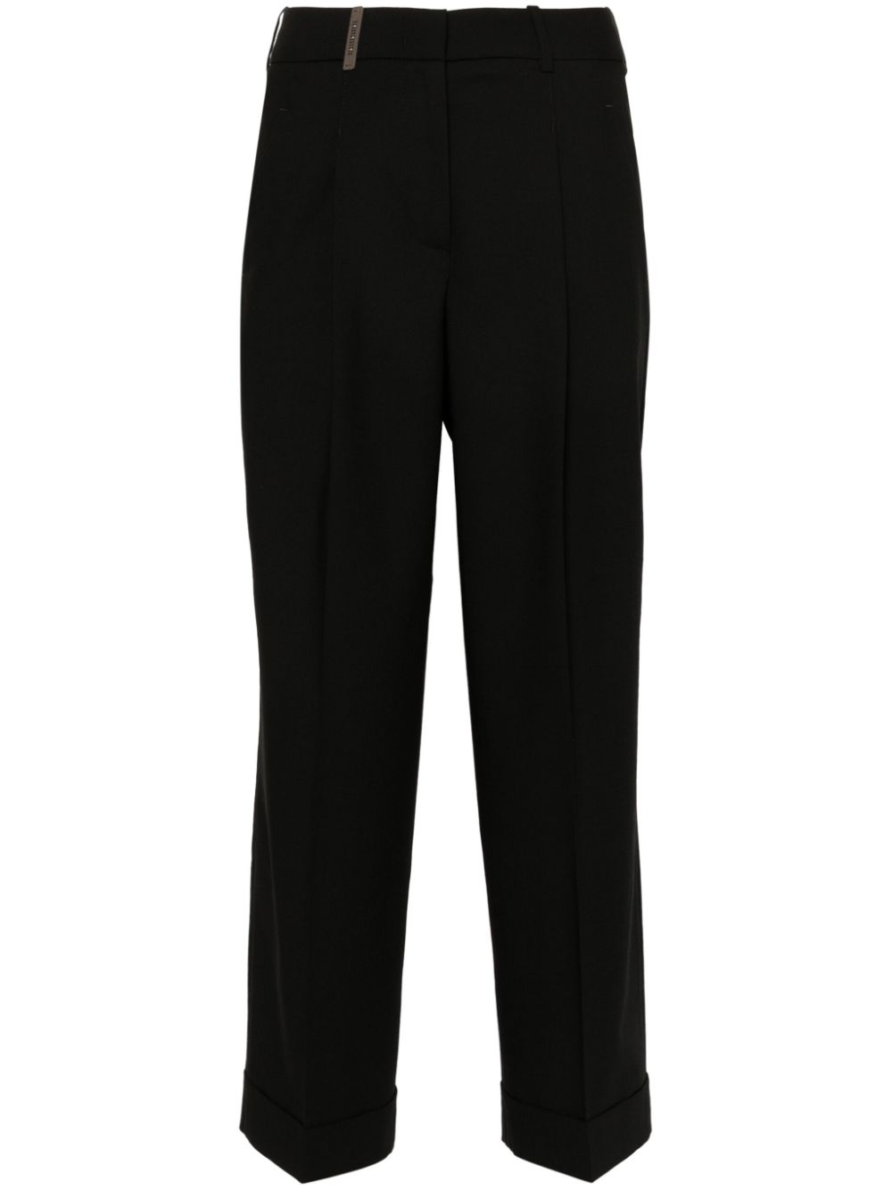 Peserico-OUTLET-SALE-Trousers SCHWARZ-ARCHIVIST