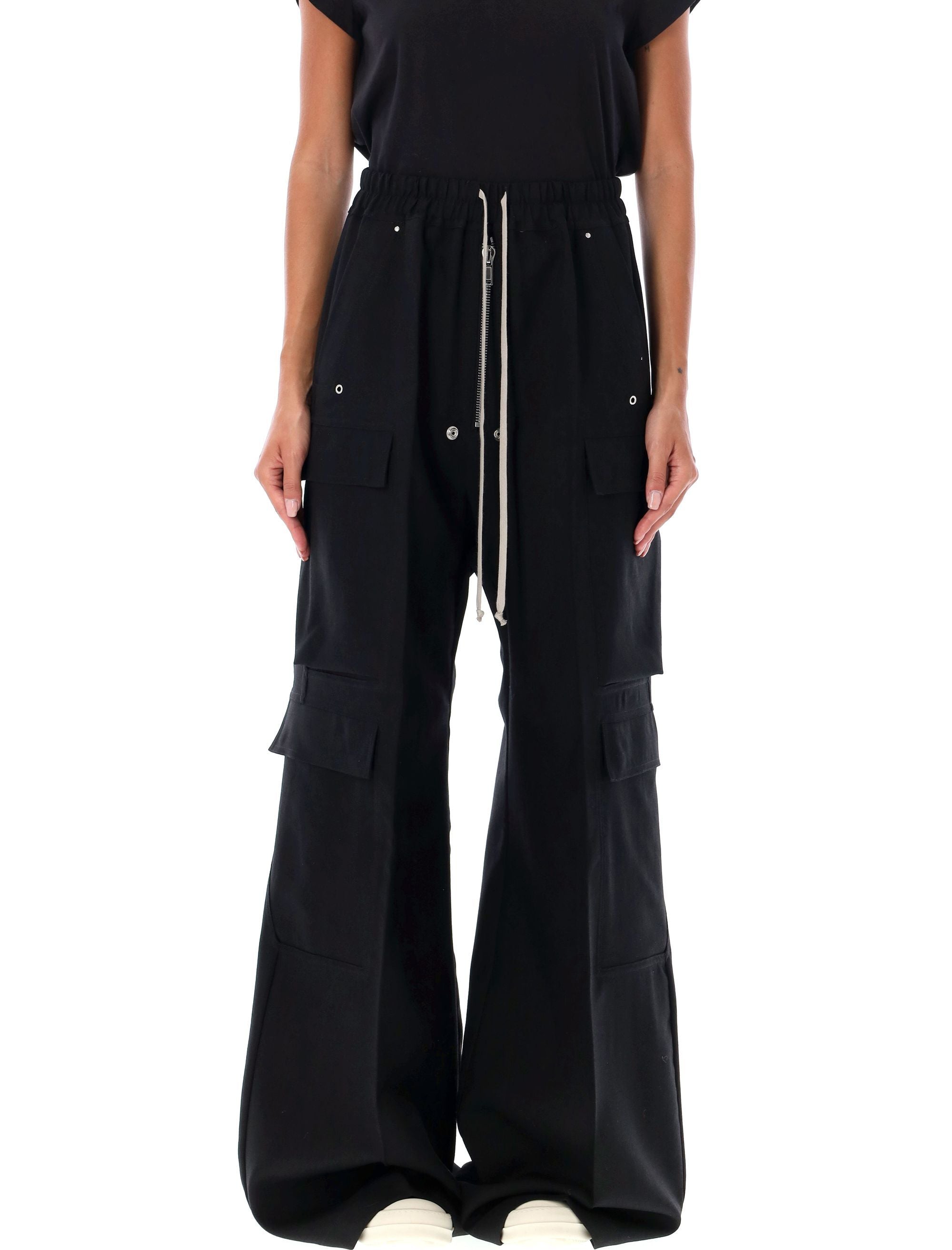 RICK OWENS-OUTLET-SALE-Trousers SCHWARZ-ARCHIVIST