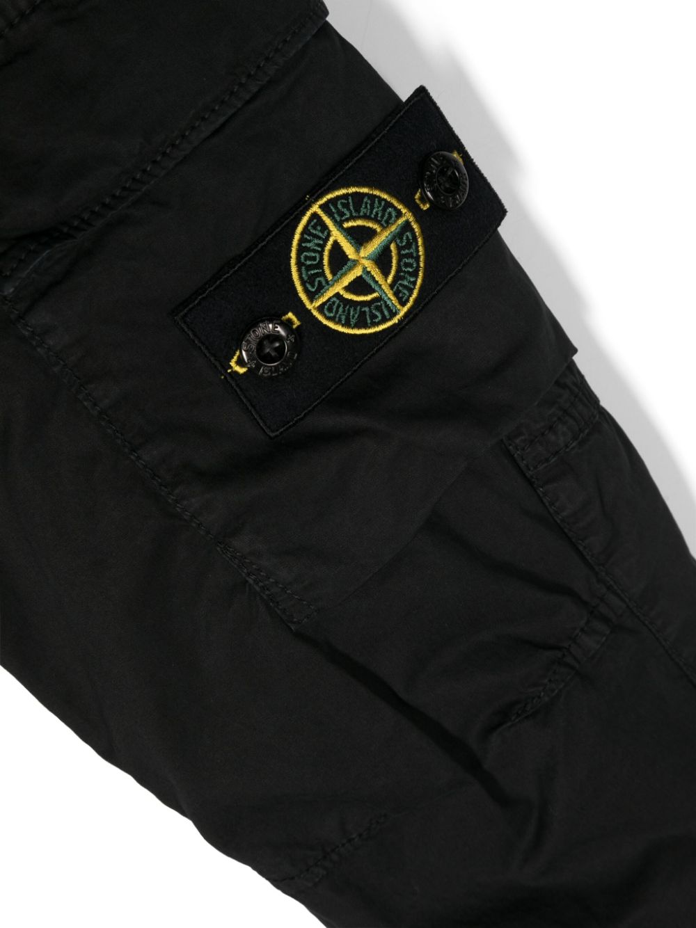 STONE ISLAND KIDS-OUTLET-SALE-Trousers SCHWARZ-ARCHIVIST