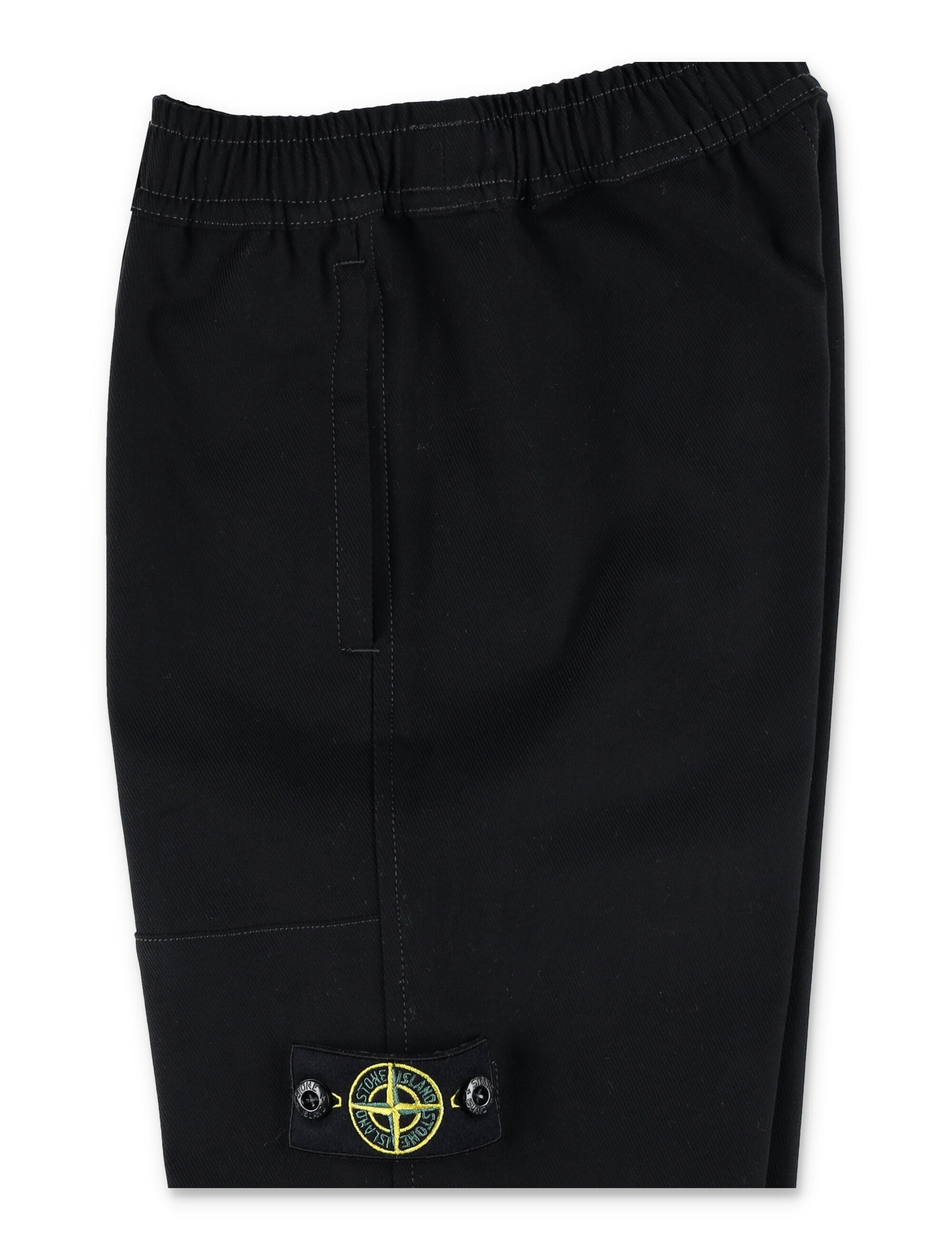 STONE ISLAND KIDS-OUTLET-SALE-Trousers SCHWARZ-ARCHIVIST