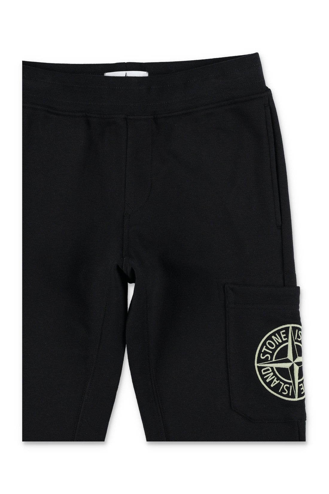 STONE ISLAND KIDS-OUTLET-SALE-Trousers SCHWARZ-ARCHIVIST