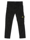 STONE ISLAND KIDS-OUTLET-SALE-Trousers SCHWARZ-ARCHIVIST