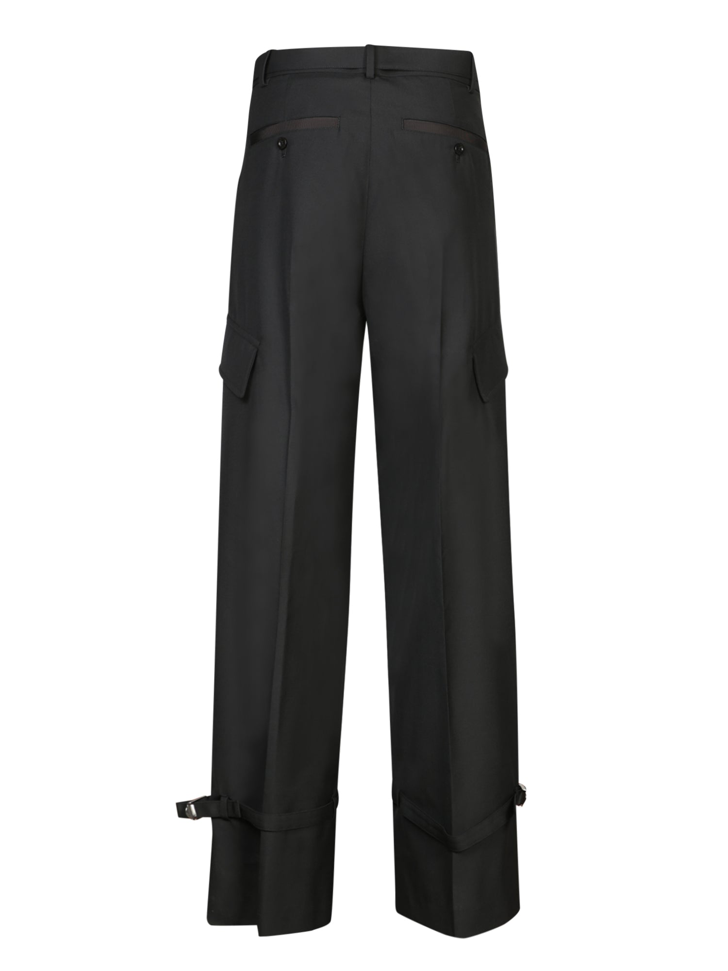 Sacai-OUTLET-SALE-Trousers SCHWARZ-ARCHIVIST