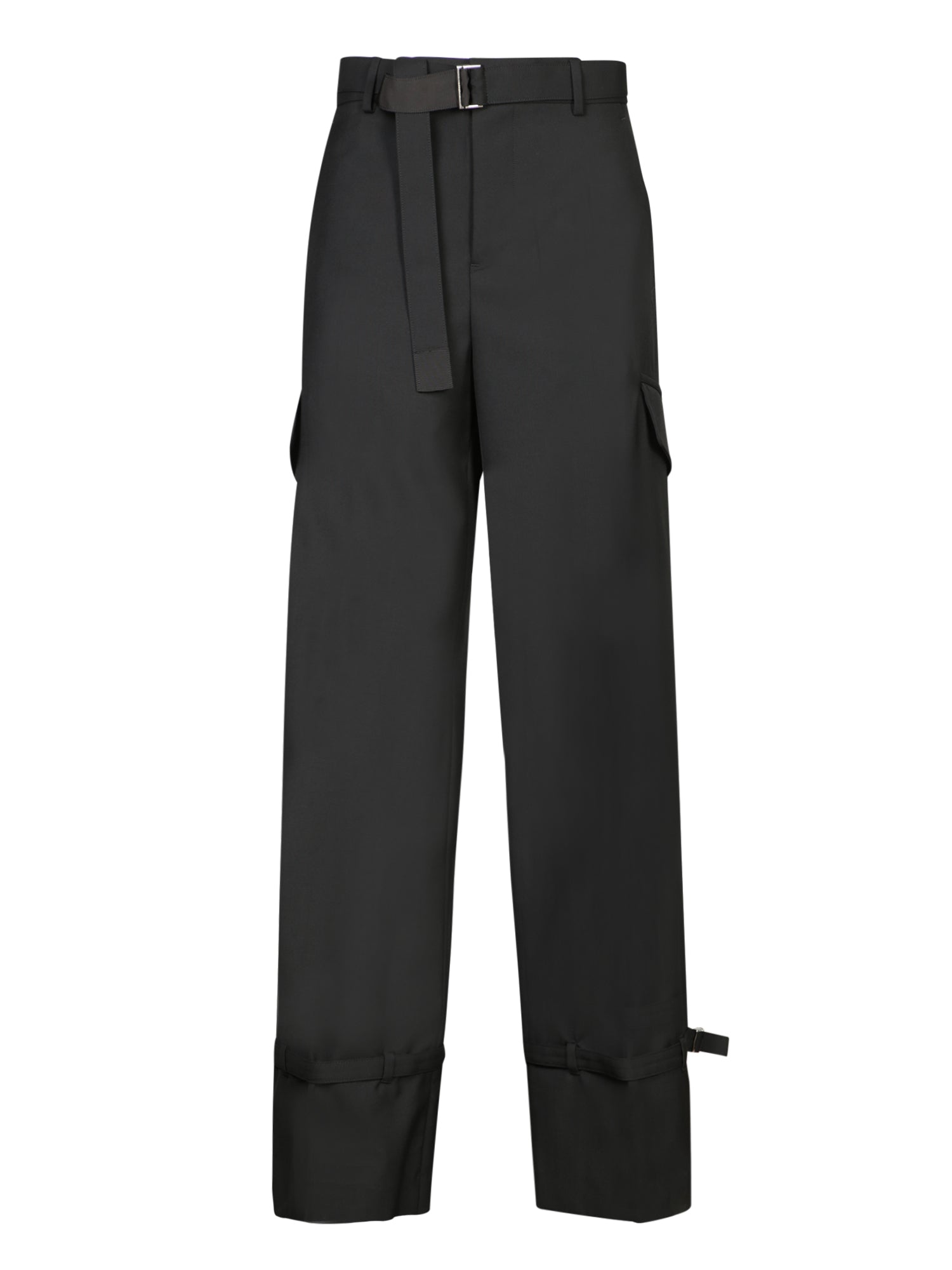 Sacai-OUTLET-SALE-Trousers SCHWARZ-ARCHIVIST