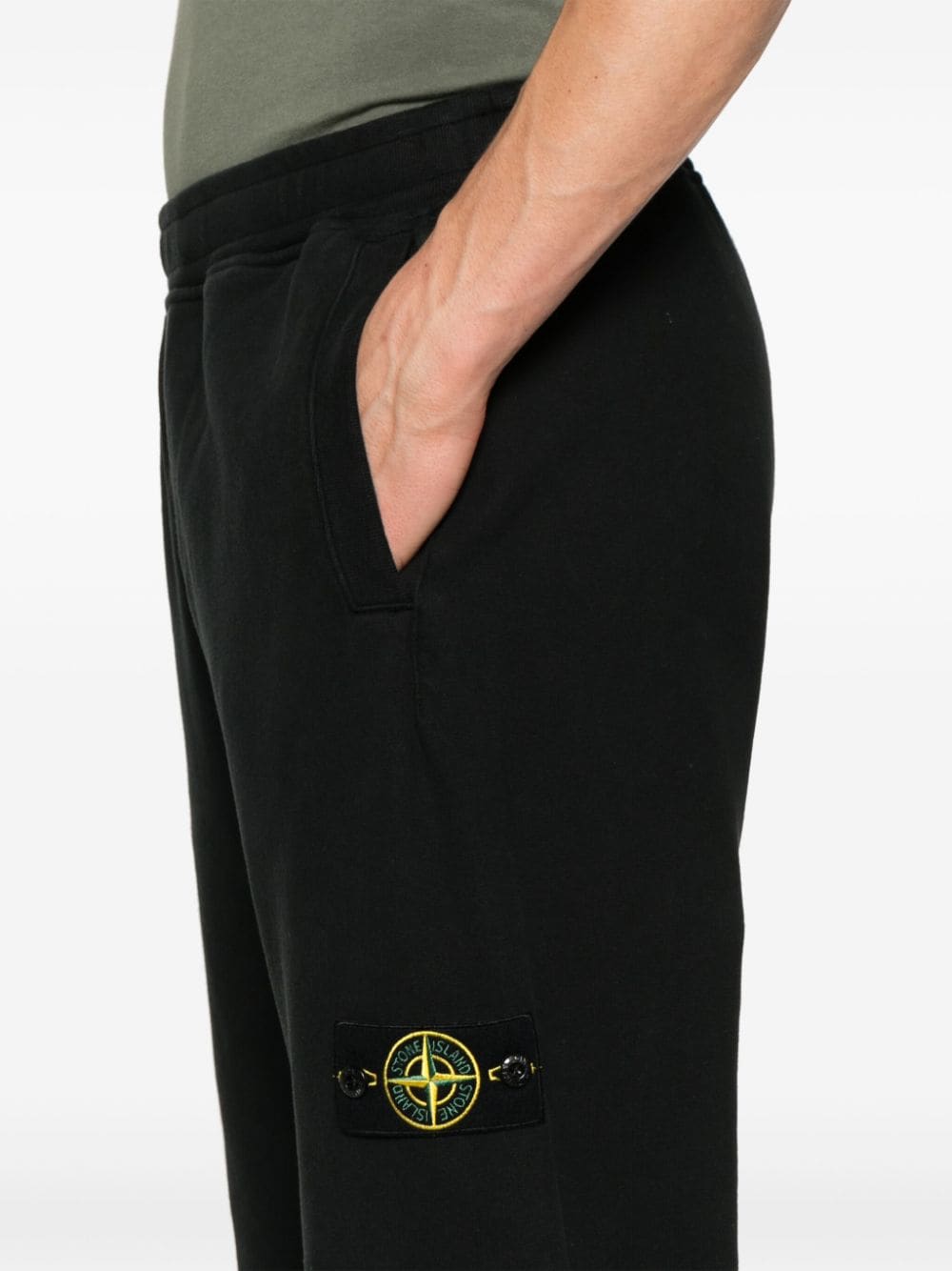 Stone Island-OUTLET-SALE-Trousers SCHWARZ-ARCHIVIST