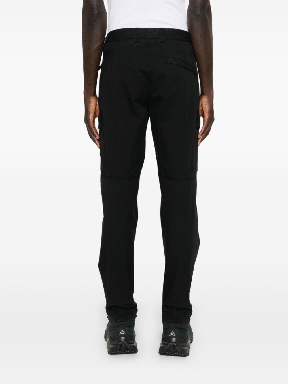 Stone Island-OUTLET-SALE-Trousers SCHWARZ-ARCHIVIST