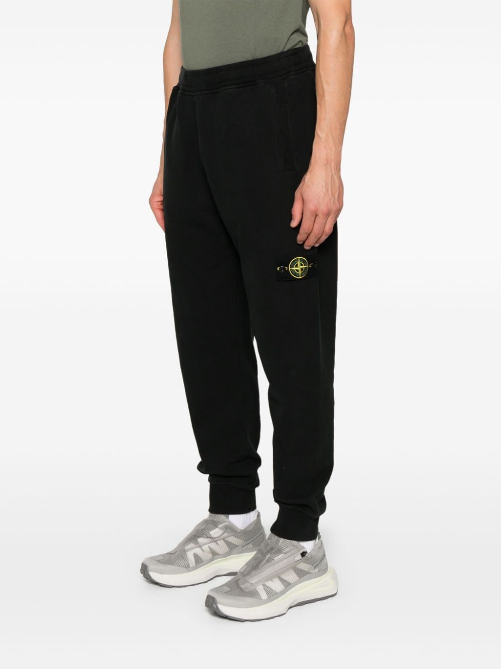 Stone Island-OUTLET-SALE-Trousers SCHWARZ-ARCHIVIST