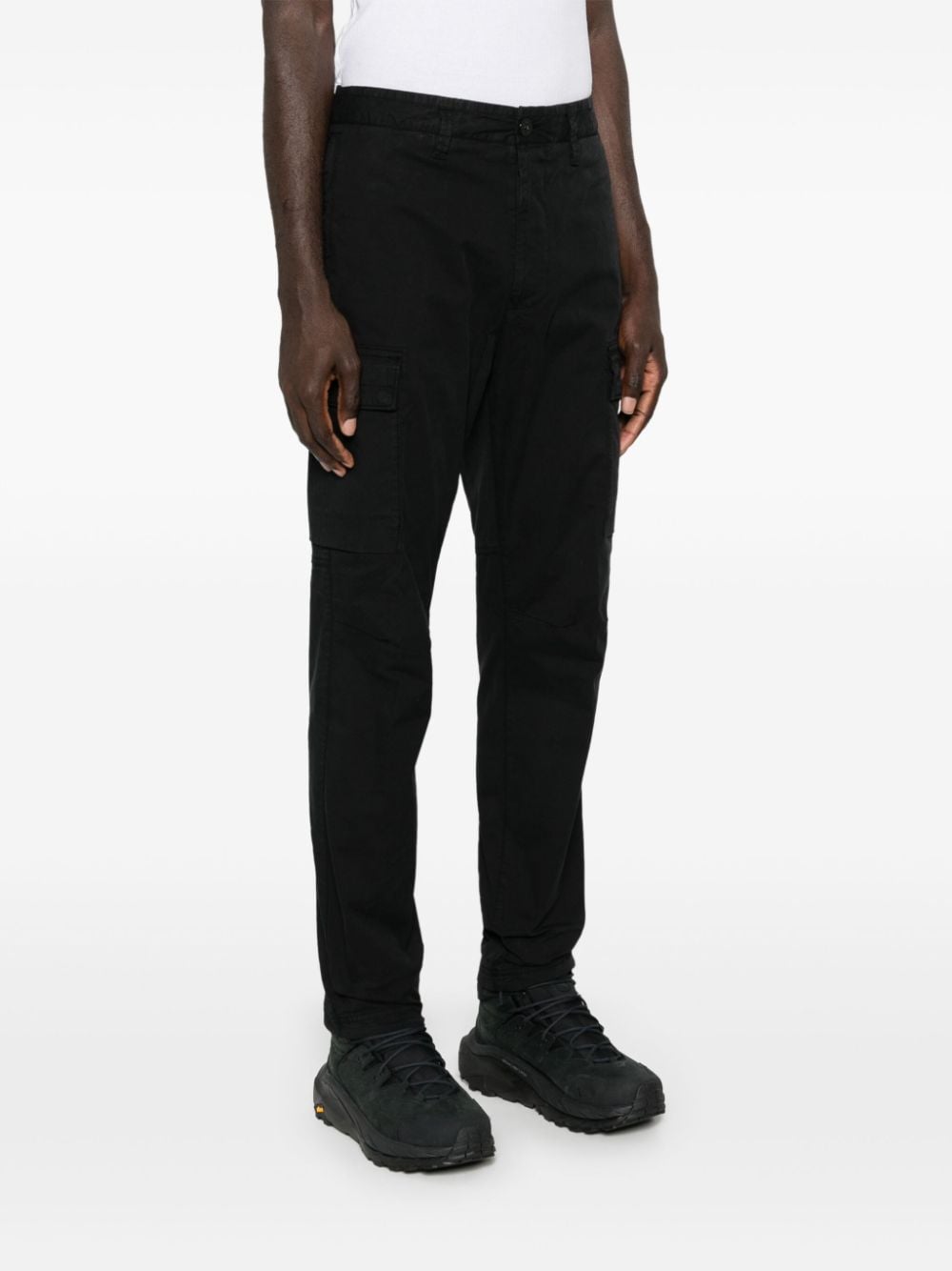 Stone Island-OUTLET-SALE-Trousers SCHWARZ-ARCHIVIST