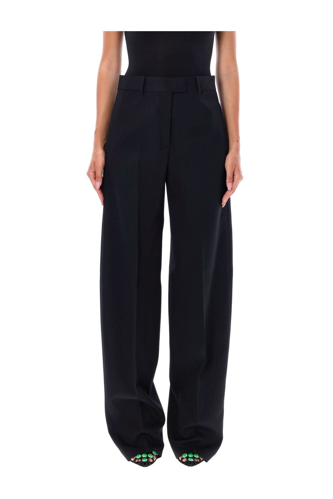 THE ATTICO-OUTLET-SALE-Trousers SCHWARZ-ARCHIVIST