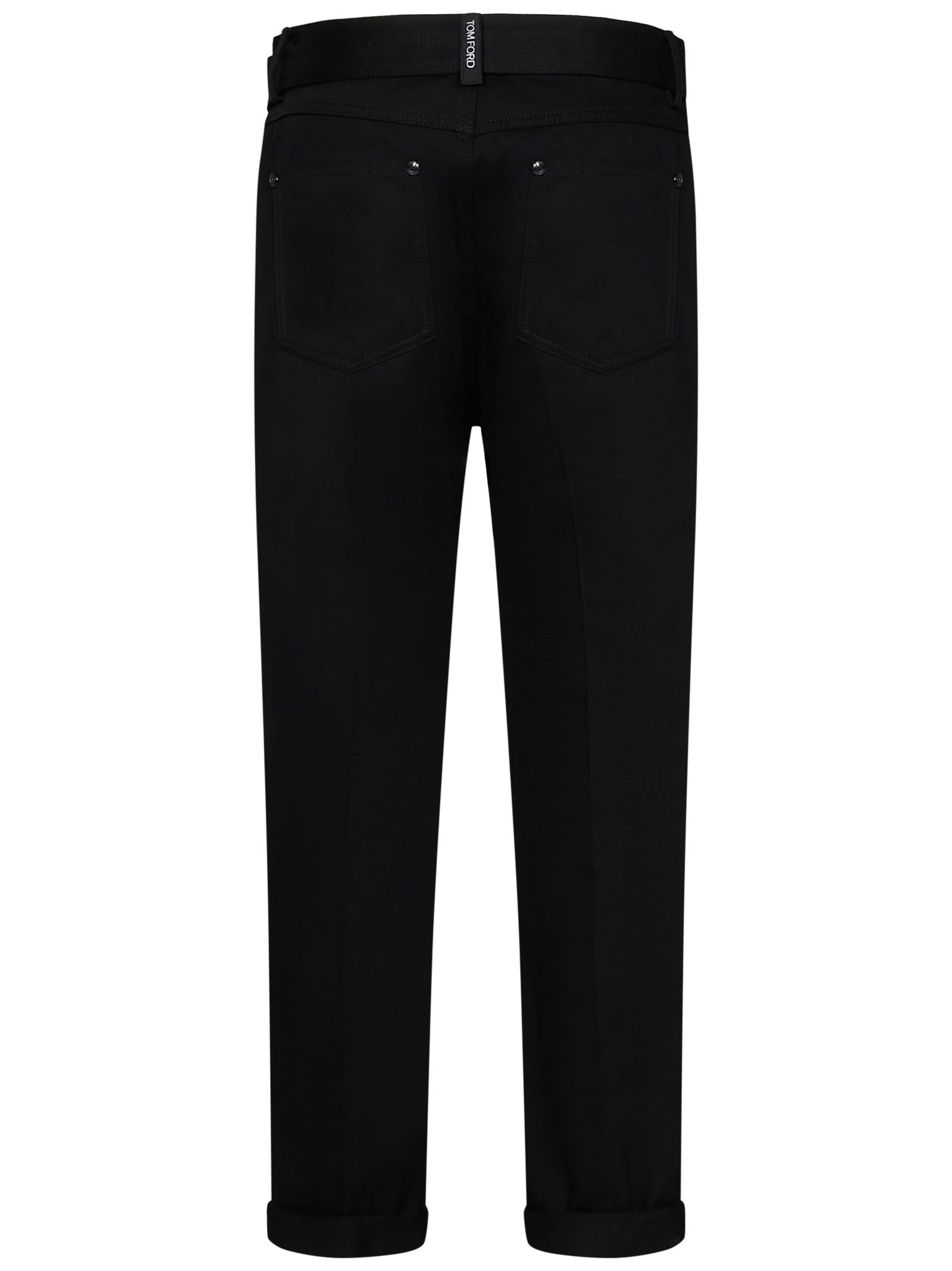 TOM FORD-OUTLET-SALE-Trousers SCHWARZ-ARCHIVIST