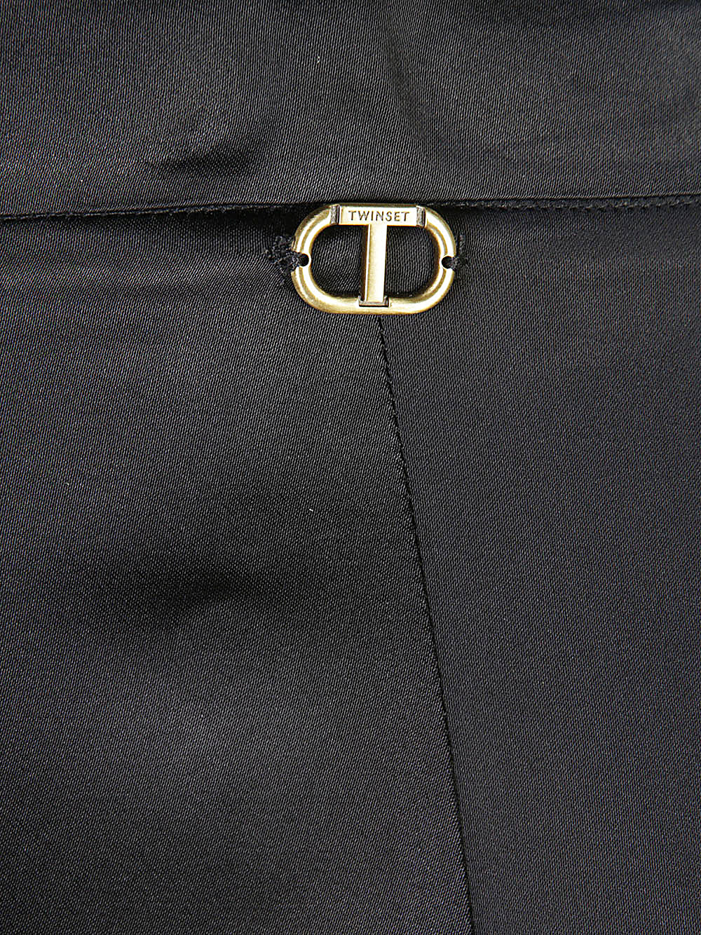 Twin-set-OUTLET-SALE-Trousers SCHWARZ-ARCHIVIST