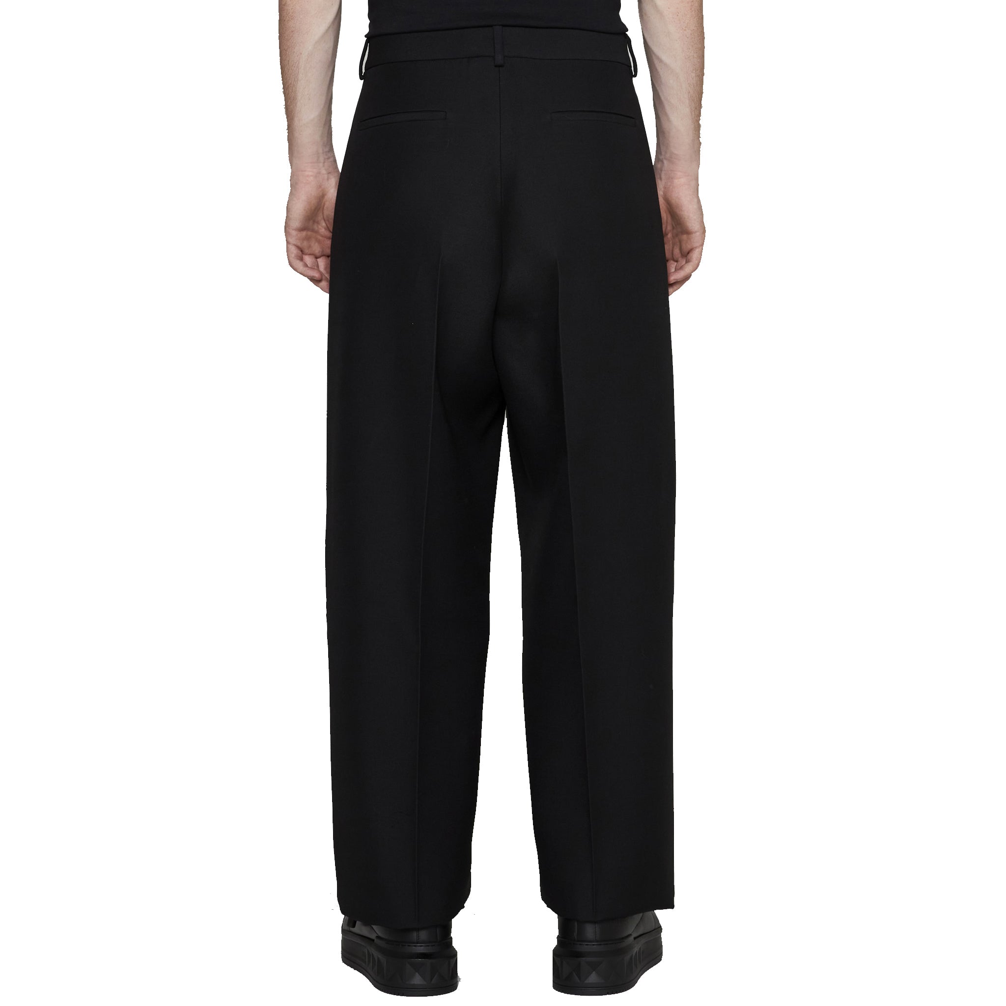 VALENTINO-OUTLET-SALE-Trousers SCHWARZ-ARCHIVIST