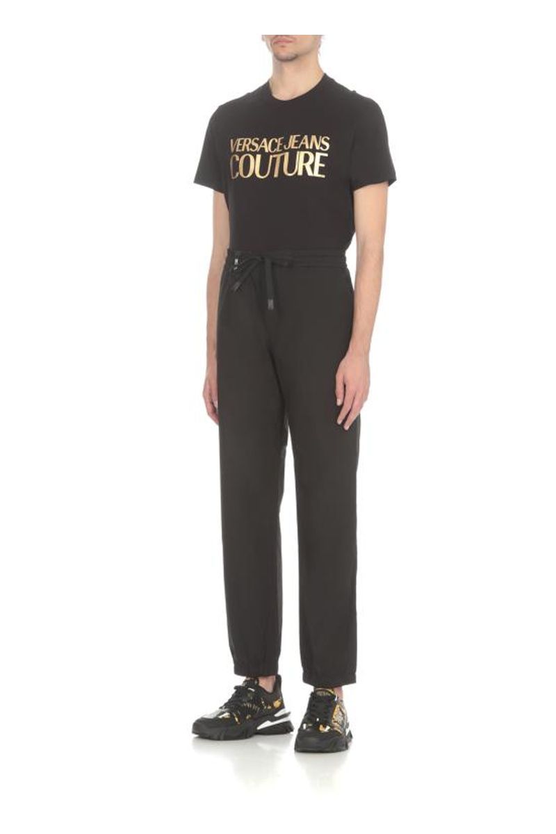 VERSACE JEANS COUTURE-OUTLET-SALE-Trousers SCHWARZ-ARCHIVIST