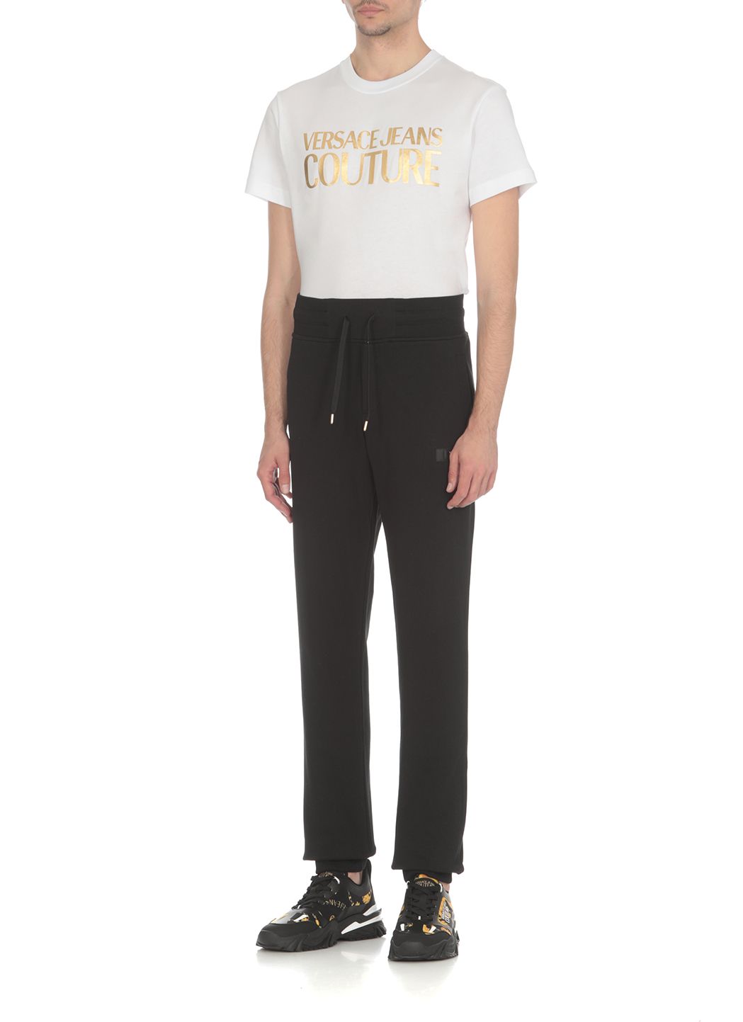 VERSACE JEANS COUTURE-OUTLET-SALE-Trousers SCHWARZ-ARCHIVIST