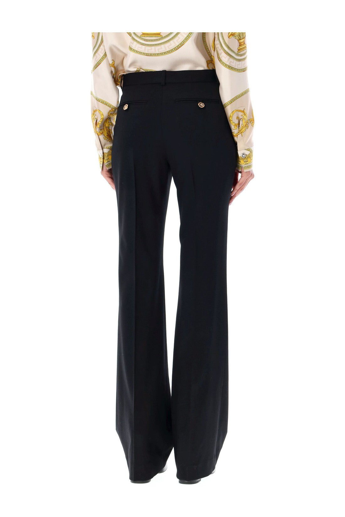 VERSACE-OUTLET-SALE-Trousers SCHWARZ-ARCHIVIST