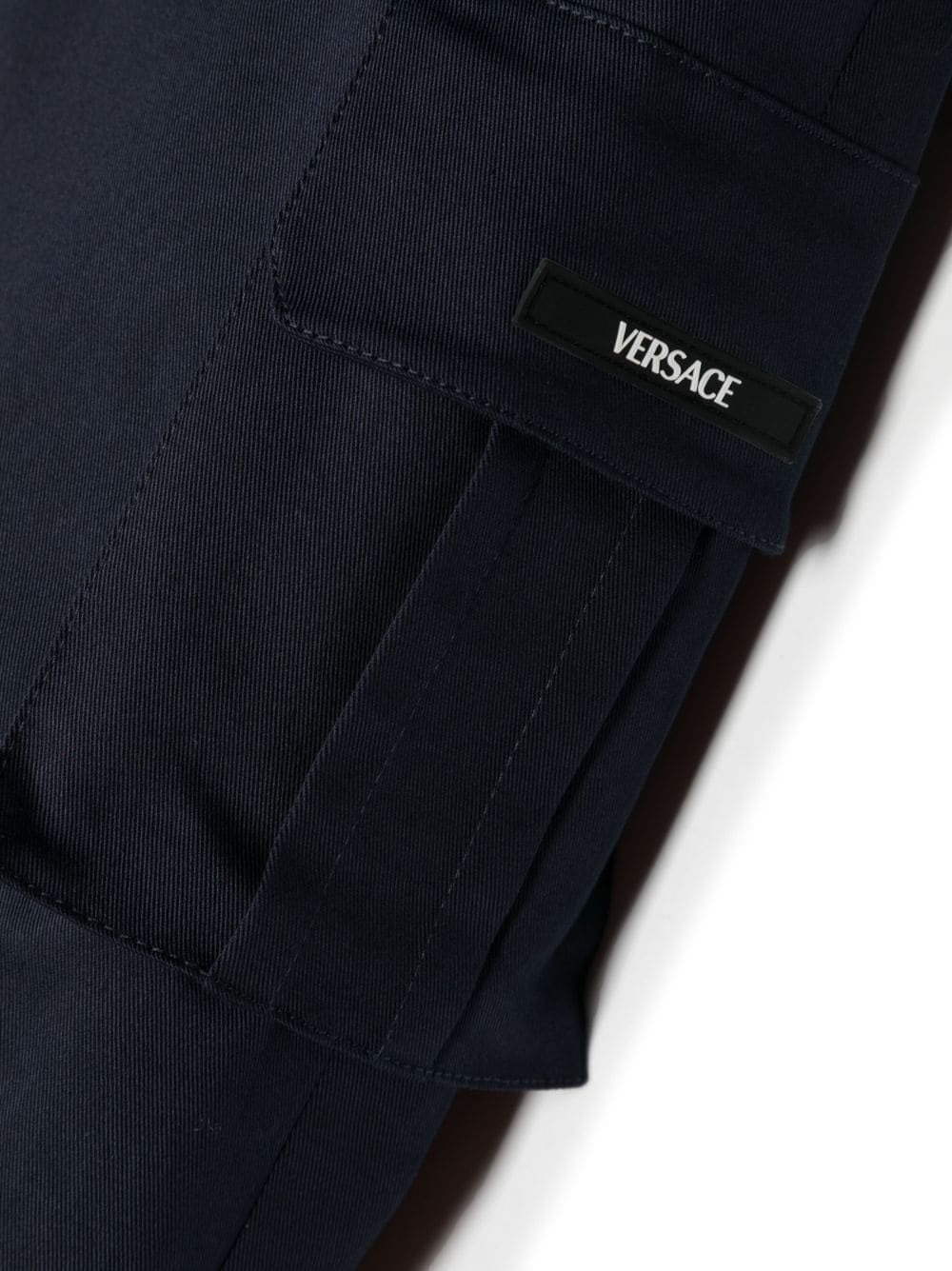 VERSACE-OUTLET-SALE-Trousers SCHWARZ-ARCHIVIST