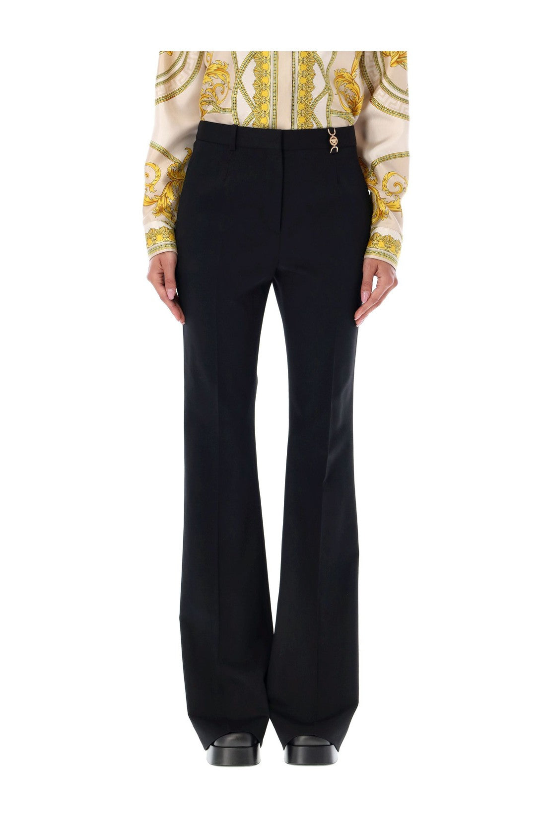 VERSACE-OUTLET-SALE-Trousers SCHWARZ-ARCHIVIST