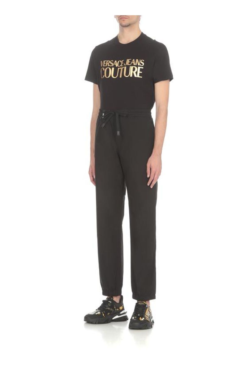 Versace Jeans Couture-OUTLET-SALE-Trousers SCHWARZ-ARCHIVIST