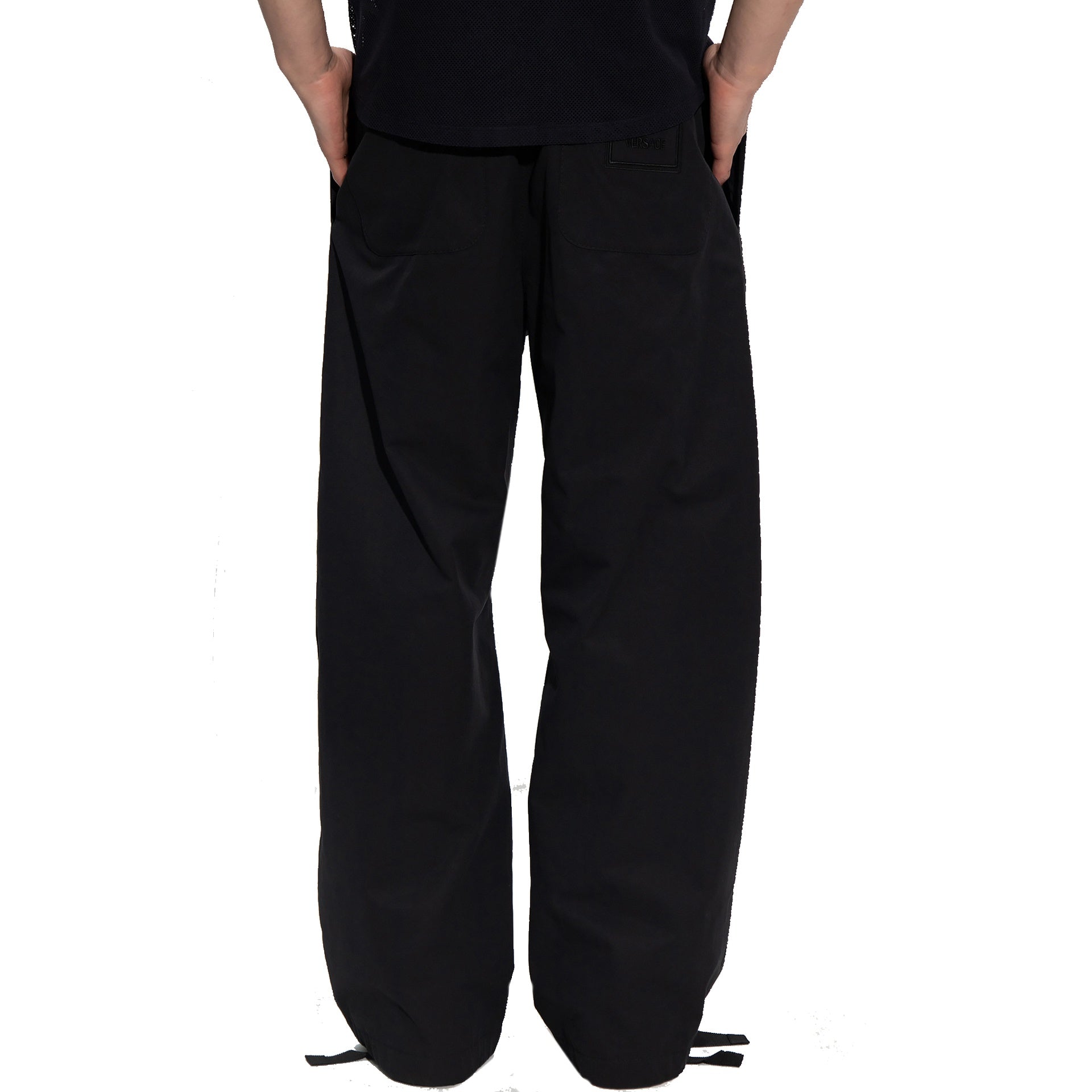 Versace-OUTLET-SALE-Trousers SCHWARZ-ARCHIVIST