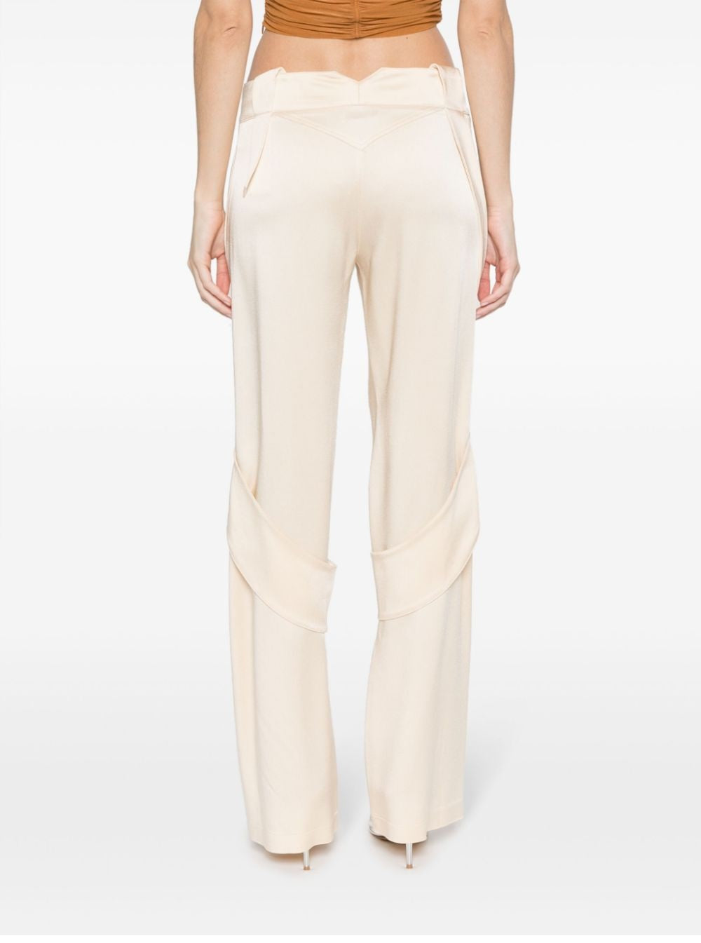 BLUMARINE-OUTLET-SALE-Trousers WEISS-ARCHIVIST